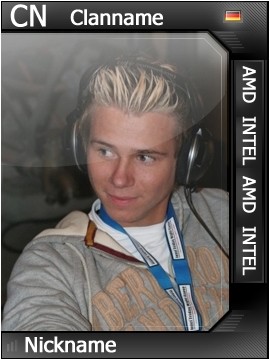 Playerrahmen - Eslgröße - schwarz 2